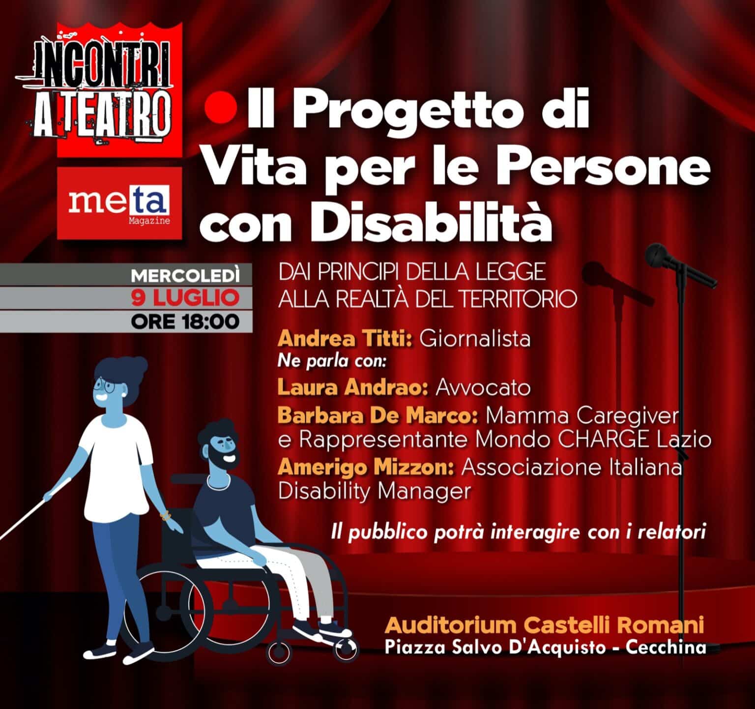 progetto di vita disabilità Cecchina